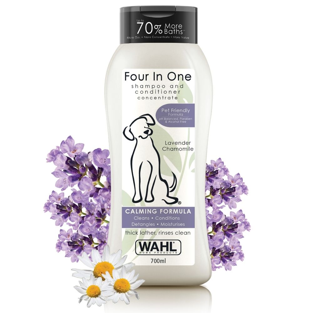 Wahl 4 in 1 dog shampoo sale